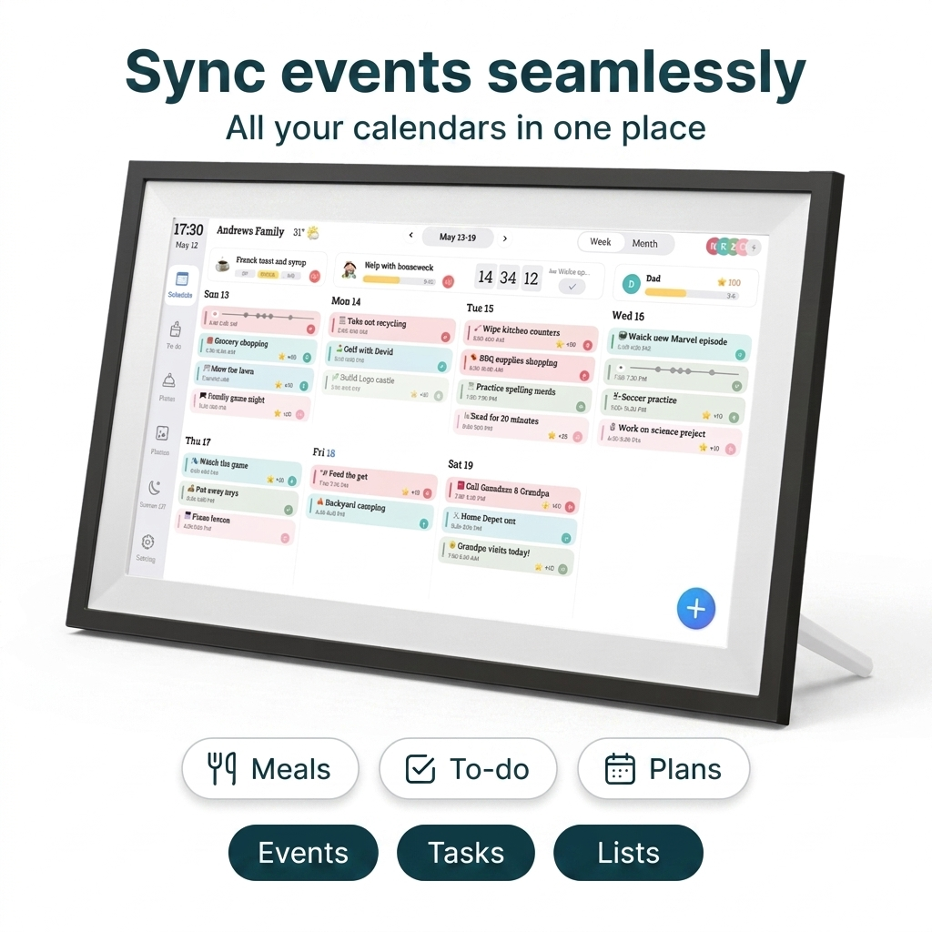 Sync events seamlessly across all your calendars